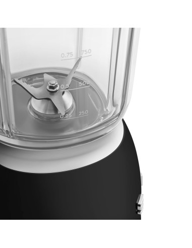 Smeg Frullatore da Tavolo 50's Style – Nero LUCIDO – BLF03BLEU