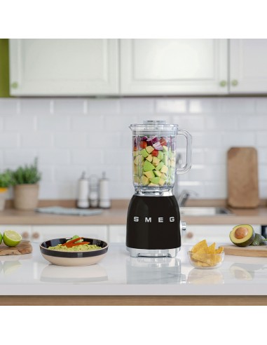 Smeg Frullatore da Tavolo 50's Style – Nero LUCIDO – BLF03BLEU