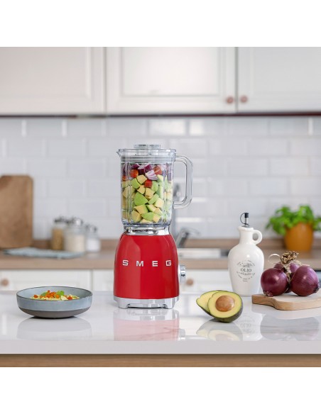 Smeg Frullatore da Tavolo 50's Style – Rosso LUCIDO – BLF03RDEU