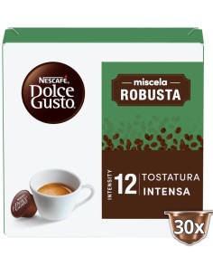 CAPSULE CAFFE': vendita online NESTLE NESC. DOLCE GUSTO MISCELA  ROBUSTA 30 CAPSULE in offerta