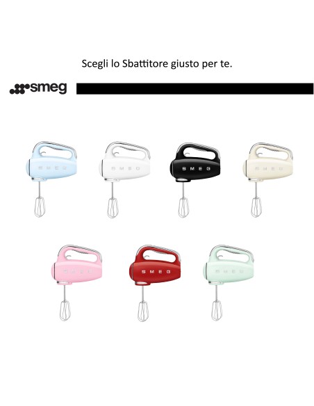 Smeg Sbattitore 50's Style – Azzurro LUCIDO – HMF01PBEU