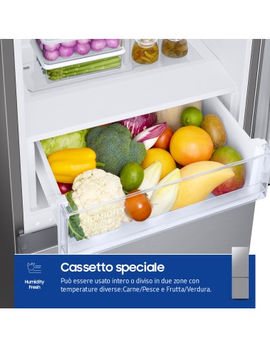 SAMSUNG RB33B610ESA COMB. E NF 344 LT SILVER INOX H185,3 L59,5 P66