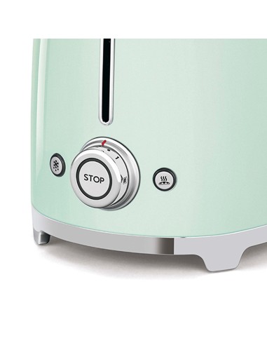 TOSTAPANE: vendita online SMEG TSF02PGEU TOSTAPANE 4 FETTE VERDE 1500W in offerta