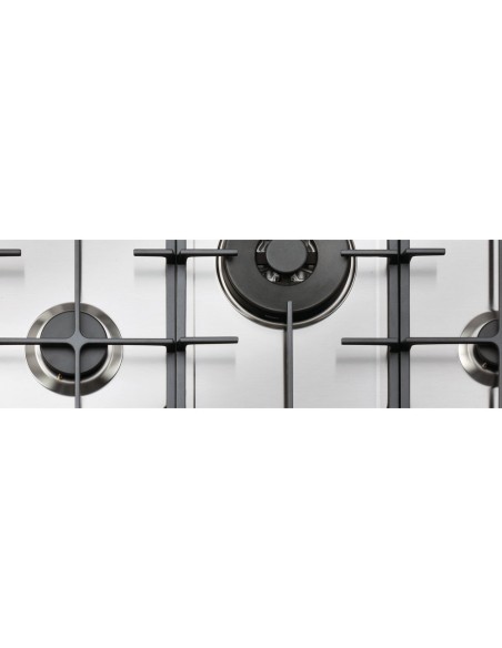 WHIRLPOOL GMR7522/IXL P.COTTURA 75CM IXELIUM 5F. GRIGLIE IN GHISA
