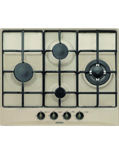 PIANI COTTURA A GAS: vendita online GLEMGAS GT645SA PIANO COTTURA 60CM 4F SABBIA in offerta