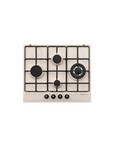 PIANI COTTURA A GAS: vendita online GLEMGAS GT645SA PIANO COTTURA 60CM 4F SABBIA in offerta