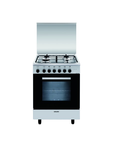 GLEM_GAS A654MI6 CUCINA 60X50 CL.A F.E. INOX VENT.