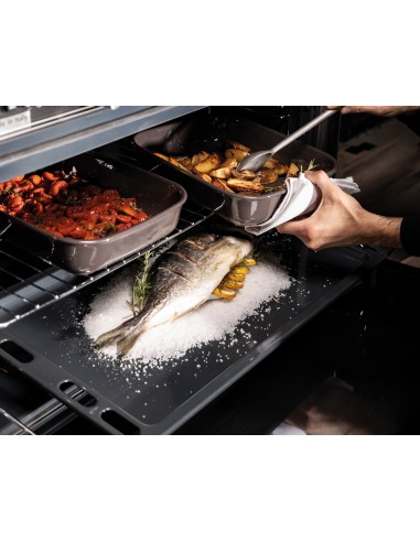 CUCINE CON FORNO A GAS: vendita online GLEM_GAS A855GX CUCINA 80X50 CL.A T.F. BIANCA F.G. in offerta