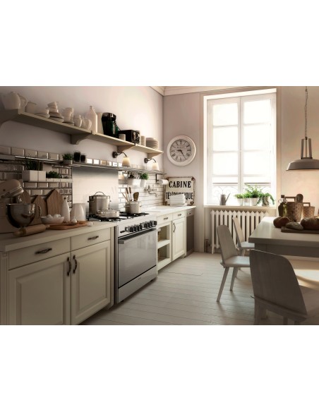GLEMGAS UR965VI CUCINA 90X60 INOX PB F.GAS VENT.