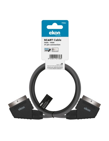 EKON 17265 CAVO SCART 1,5M NERO