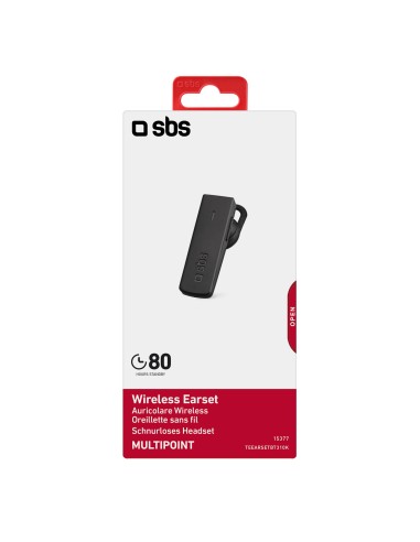 SBS TEEARSETBT310K BT310 AURICOLARE BLUETOOTH 4.1
