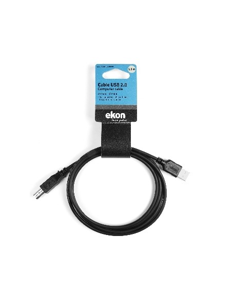 EKON 17104 CAVO USB 2.0 A/B M/M 1,5M