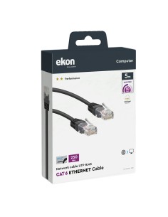 EKON 25789 CAVO RETE UTP 6 5,0M GRIGIO 2