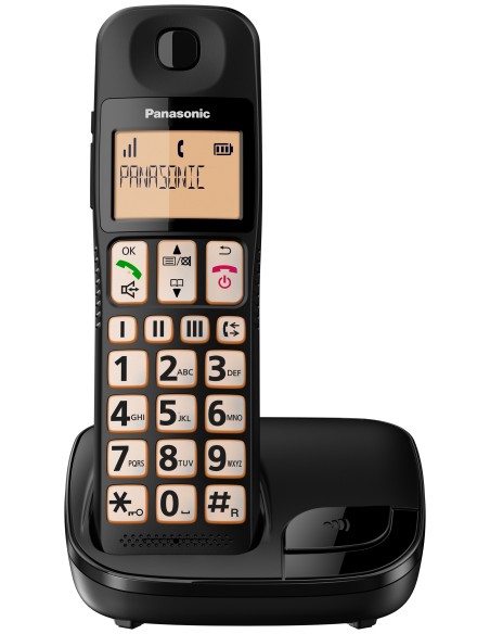 PANASONIC KX-TGE110 JTB CORDLESS TASTI GRANDI