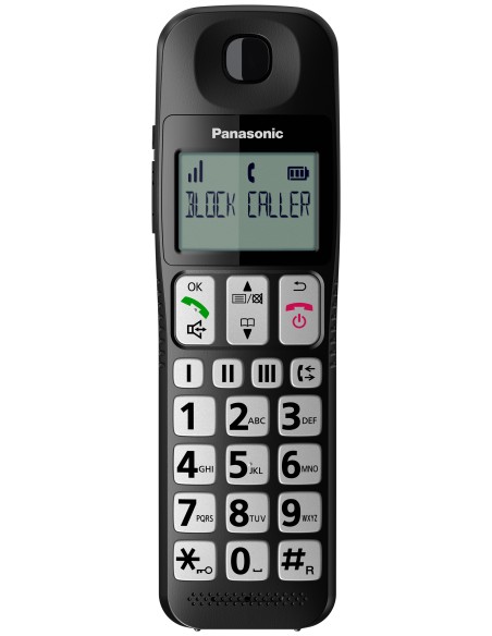 PANASONIC KX-TGE110 JTB CORDLESS TASTI GRANDI