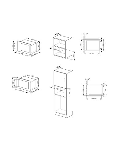 SMEG FMI020X FORNO MICROONDE