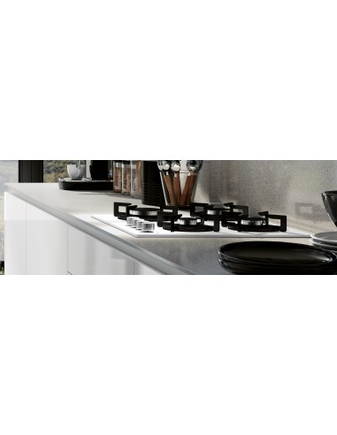 GLEMGAS GV64BK PIANO COTTURA VETRO 60CM NERO