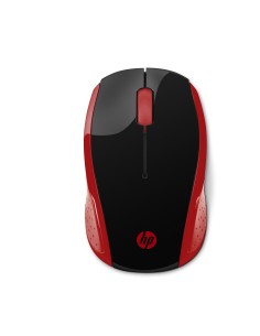 HP 200 MOUSE WIRELESS ROSSO 2