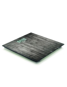LAICA PS1065N BILANCIA PERSONA KG  180 VETRO FINTO LEGNO SCURO 2