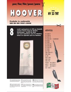 SACCHETTI ASPIRAPOLVERE: vendita online ELETTROCASA HV23TNT CONF. 8 SACCHI PER HOOVER in offerta