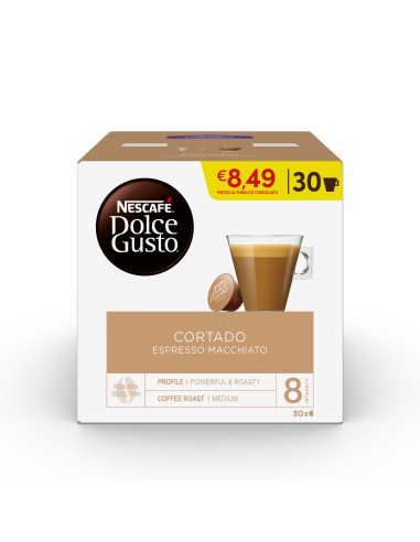 CAPSULE CAFFE': vendita online NESTLE NESC. DOLCEGUSTO MAGNUM PACK CORTADO ESPRESSO MACCH. 30 CAPSULE in offerta