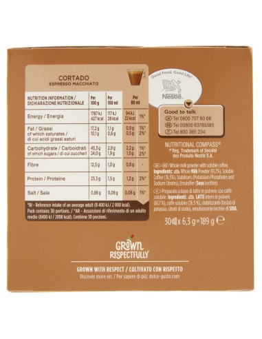 CAPSULE CAFFE': vendita online NESTLE NESC. DOLCEGUSTO MAGNUM PACK CORTADO ESPRESSO MACCH. 30 CAPSULE in offerta