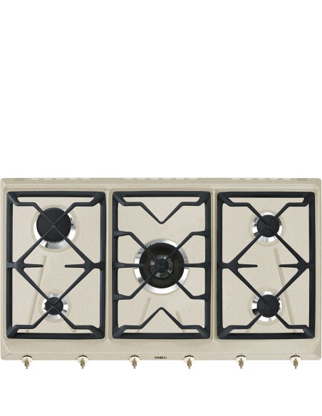 SMEG SRV896AVOGH2 P.COTT.90CM AVENA 5F. GRIGLIE IN GHISA