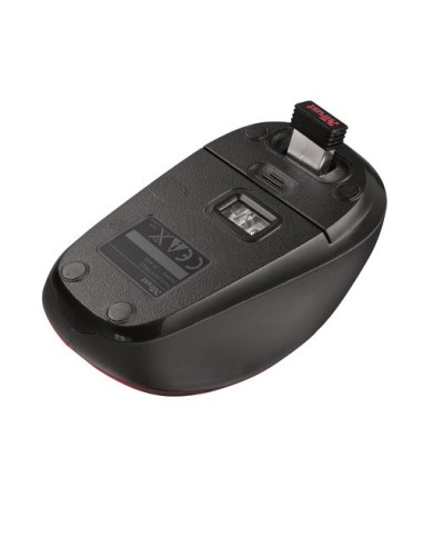 TRUST 19522 YVI WIRELESS MOUSE ROSSO