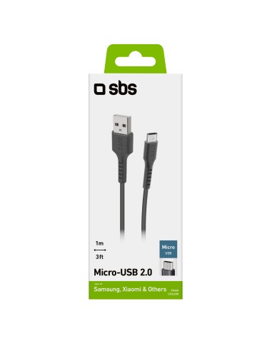 SBS LTHL200 CAVO DATI USB 2.0 A MICRO USB 1MT.