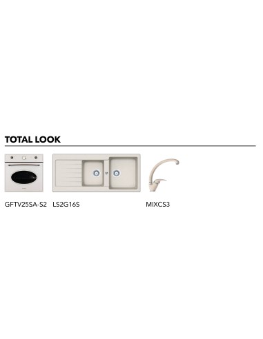 GLEMGAS GT955SA PIANO COTTURA 90CM SABBIA