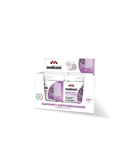MELICONI BASE SUPPORTI GOMMA ANTIVIBRAZIONI 6,5CM DIAMETRO
