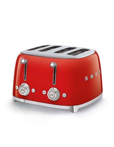 TOSTAPANE: vendita online SMEG TSF03RDEU TOSTAPANE 4 FETTE ROSSO in offerta