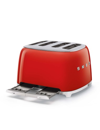TOSTAPANE: vendita online SMEG TSF03RDEU TOSTAPANE 4 FETTE ROSSO in offerta