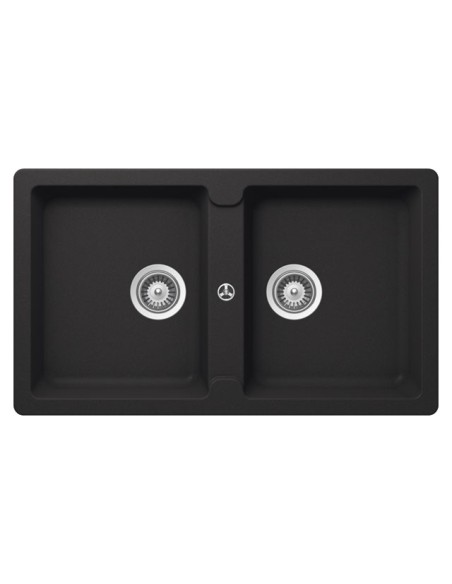 GLEMGAS LS286A LAVELLO 86X50 2V ANTRACITE