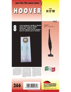 SACCHETTI ASPIRAPOLVERE: vendita online ELETTROCASA HV27TNT CONF. 8 SACCHI TNT X HOOVER (SCOPA HOOVER SR71) in offerta