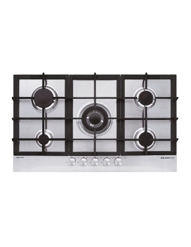 GLEMGAS GT955HIX P. COTT. 90CM INOX 4F 1TC