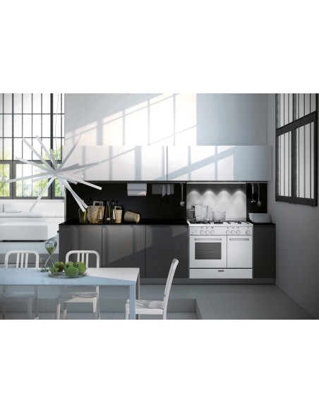 GLEMGAS AS854GX CUCINA 80X50 BIANCA F.GAS CL.A