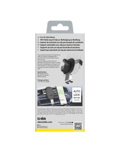 SBS TESUPPCLIPGRAVK SUPPORTO SMARTPHONE UNIVERSALE FUNZIONE GRAVITY