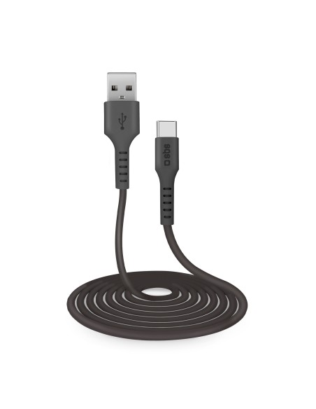 SBS TECABLETC3MTK CAVO TYPE-C 2.0  3 METRI NERO