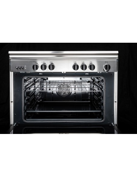GLEM_GAS U664VI CUCINA 60X60 INOX CL.A F.GAS VENT.