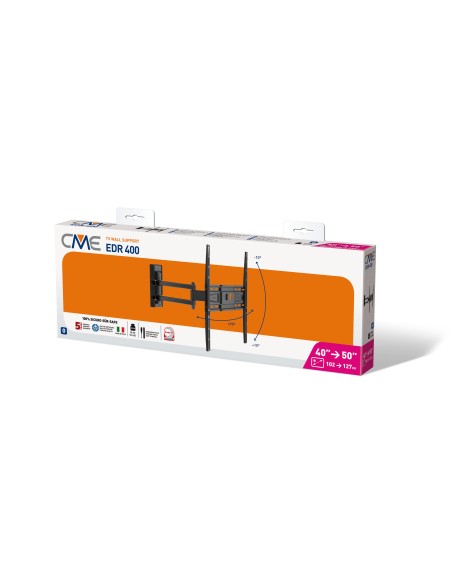 CME STAFFA EDR400 DOPPIO BRACCIO 40"/55" 25KG