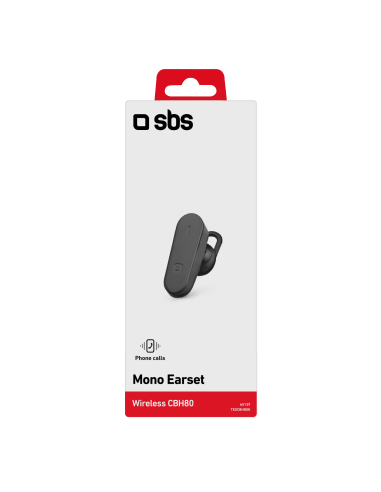 SBS TE0CBH80K AURICOLARE BH80 BLUETOOTH NERO