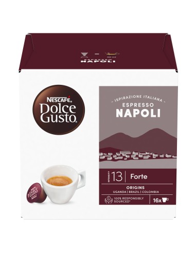 CAPSULE CAFFE': vendita online NESTLE NESC. DOLCE GUSTO ESPRESSO NAPOLI 16 CAPSULE in offerta