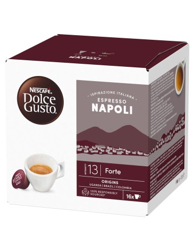 CAPSULE CAFFE': vendita online NESTLE NESC. DOLCE GUSTO ESPRESSO NAPOLI 16 CAPSULE in offerta