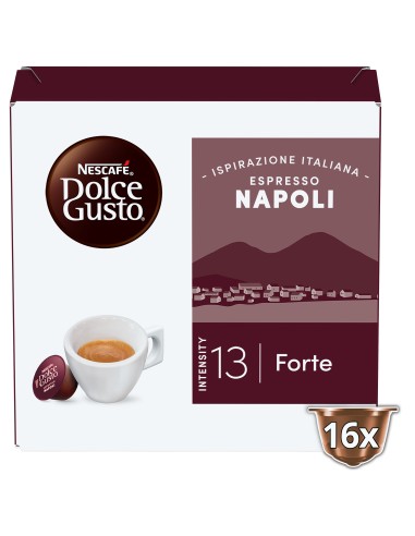 CAPSULE CAFFE': vendita online NESTLE NESC. DOLCE GUSTO ESPRESSO NAPOLI 16 CAPSULE in offerta