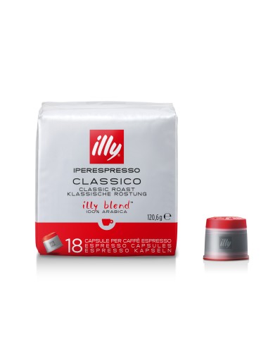 CAPSULE CAFFE': vendita online ILLY CLASSICO CAPSULE 18 PZ in offerta