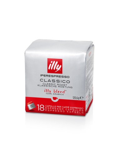 CAPSULE CAFFE': vendita online ILLY CLASSICO CAPSULE 18 PZ in offerta