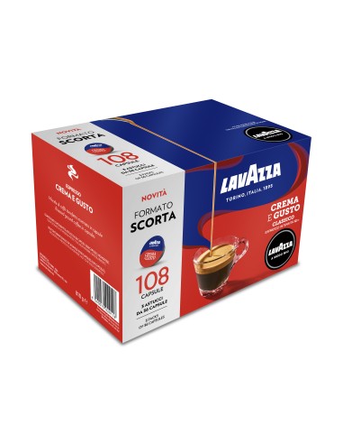 CAPSULE CAFFE': vendita online LAVAZZA 8235 CREMA E GUSTO     108 CAPSULE in offerta
