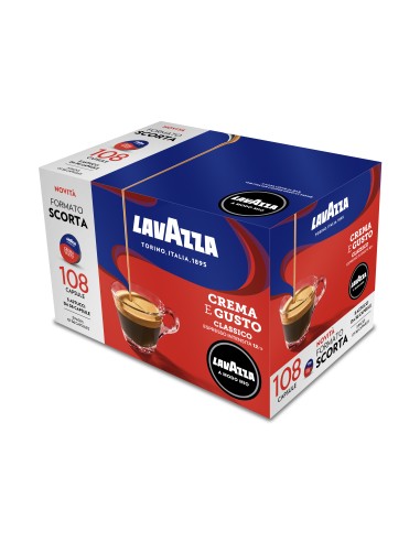 CAPSULE CAFFE': vendita online LAVAZZA 8235 CREMA E GUSTO     108 CAPSULE in offerta
