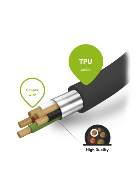 SBS TECABLEMICROC30K CAVO TYPE-C/USB 3.0 1,5M NERO